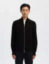 Selected Slhteller Fn Relaxed Zip Cardigan Noos - Black - L