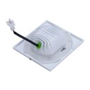 Premier Trapp/Vegg Armatur IP54 4W Dimbar Hvit – Lamellfront