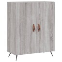 vidaXL Skjenk grå sonoma 69,5x34x90 cm konstruert tre