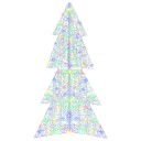 Juletre med 160 LED Flerfarget 150 cm Akryl