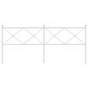  Sengegavl i metall hvit 193 cm 8721012374720