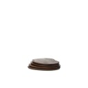 Ferm LIVING - Cairn Butter Boards Set of 4 Dark Brown ferm LIVING