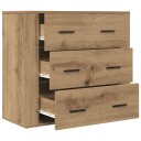  Skjenk artisan eik 80x33x70 cm konstruert tre 8721158446664