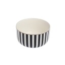 Nova Abby Bolle 12cm Svart Stripet m/Gullkant