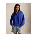 Polo Ralph Lauren Lightweight Fleece Quarter Zip   Blue   XS