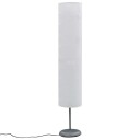 vidaXL Gulvlampe med stativ 121 cm hvit E27