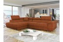 Gabina Sofa med Sjeselong 3 seter   Oransje