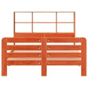  Sengeramme uten madrass voksbrun 140x190 cm heltre furu 8721158411273