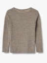 Wheat Alfie Topp med Lange Ermer Merinoull Khaki Melange 110