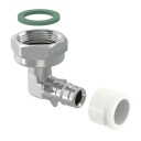 Uponor Q&E DR Albue med Løpemutter 15mm-1/2"