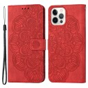 Trolsk Lommebokdeksel Mandala Blomst (iPhone 14 Pro Max) Grønn