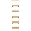  Bokhylle sonoma eik 50x33x188,5 cm konstruert tre