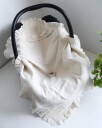 Baby"s Only Hooded Baby Teppe Calm White
