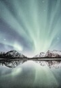 Northern Light Aurora Borealis Plakat Plakat / 40x50cm