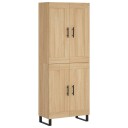  Highboard sonoma eik 69,5x34x180 cm konstruert tre
