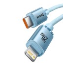 Baseus Crystal Shine USB-C to iP cable 20W 1.2m (blue)