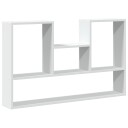  Vegghylle hvit 99x15x60 cm konstruert tre