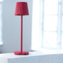 LumenLight Lucca oppladbar bordlampe rød