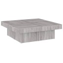 vidaXL Salongbord grå sonoma 90x90x28 cm konstruert tre