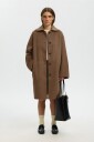 Selected Slwgeri Handmade Coat #S   Brown   34
