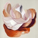 Soft Swirling Forms Plakat / 50x50