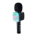 BigBen Interactive Party Karaoke Microphone with LED + Bluetooth - Svart