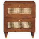  Nattbord med skuff 2 pcs 40 x 33.5 x 46 cm