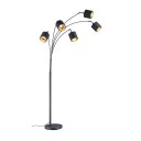 Trio Lighting Gulvlampe Tommy Bøyd Matt svart