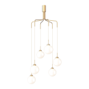 Nuura Apiales Cluster 6 Taklampe Sateng Sort/ Opal