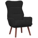  Avslappende stol Svart 69 x 74 x 93 cm Fløyel
