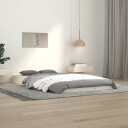 vidaXL Sengeramme hvit 100x200 cm heltre furu 8720845639808