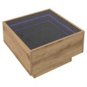 Kaffebord artisan eik 50 x 50 x 30 cm Konstruert tre
