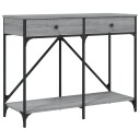  Konsollbord grå sonoma 100x39x78,5 cm konstruert tre 8721012126480