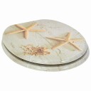  Myk lukking toalettsete Gul og hvit 44 x 38 cm MDF plater