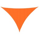 vidaXL Solseil oxfordstoff trekantet 4x5x5 m oransje