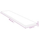 vidaXL Vegghylle 100x20x1,5 cm bambus