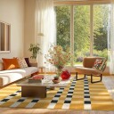 Wilton teppe   Sedona gul/multi Størrelse: 240 x 340 cm