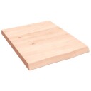 Benkeplate til bad 40x50x4 cm ubehandlet heltre