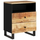  Nattbord 50x33x62 cm heltre mango og konstruert tre 8720845578831