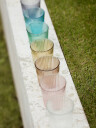 Paveau   Ribbed Elegance glass Broome 25 cl burgunder