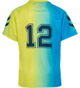 Hummel T skjorte hmlShimmer Limeade 8 år 128 T skjorte Blå Gul