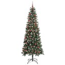  Kunstig juletre grønn 86 x 86 x 210 cm PVC og plast og stål