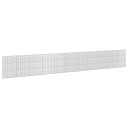 vidaXL Gabion med 3,5 mm Tråd og 5x5 cm Nett 1100x10x150 cm