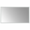 vidaXL LED Badevindu med speil Gjennomsiktig 70 x 40 cm herdet glass