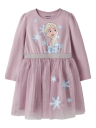 Name It Keepsake Lilac Nmfosimi Frozen Ls Tulle Dress Wdi 98