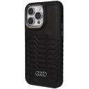 Dėklas Audi Synthetic Leather Magsafe Iphone 14 Pro Max 6.7" Juoda/Juodas Hardcase Au-Tpupcmip14pm-Gt/D3-Bk