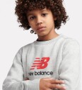 New Balance Collegegenser   Stablet Logo   Atletisk Grey Heather   New Balance   10 11 år 140 146   Collegegenser   Grå