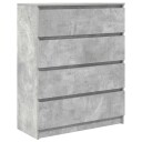 Skjenk betonggrå 80x35x99 cm konstruert tre