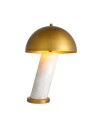 Daniel Table Lamp White Marble