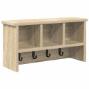  Vegghengt kleshenger Sonoma eik 50 x 16 x 26 cm Konstruert tre